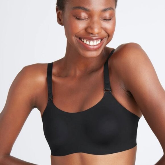 Knix Black Wireless Unpadded Evolution Bra - Picture 1 of 6